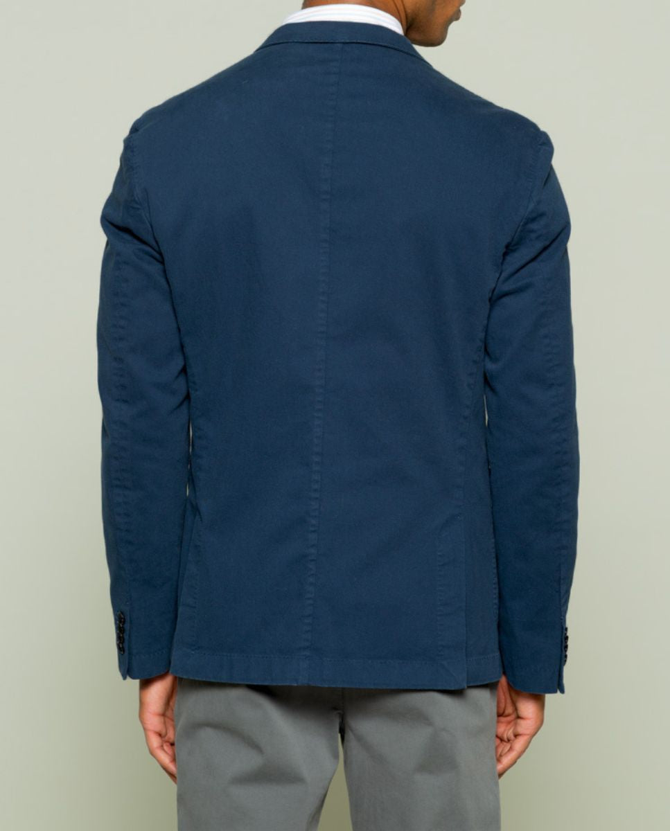 Blazer de sarja azul marinho