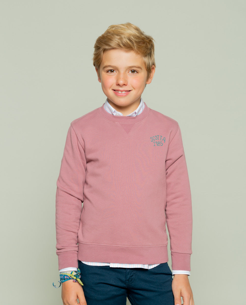 Sudadera ranger niño rosa