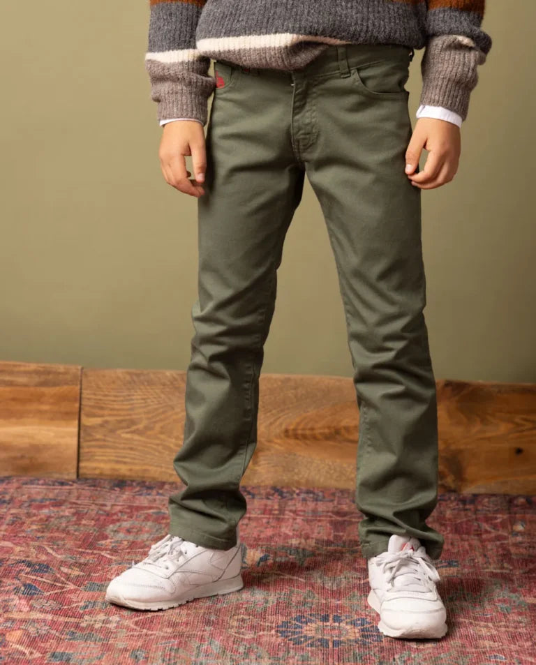 Pantalón niño cooper 5 bolsillos khaki