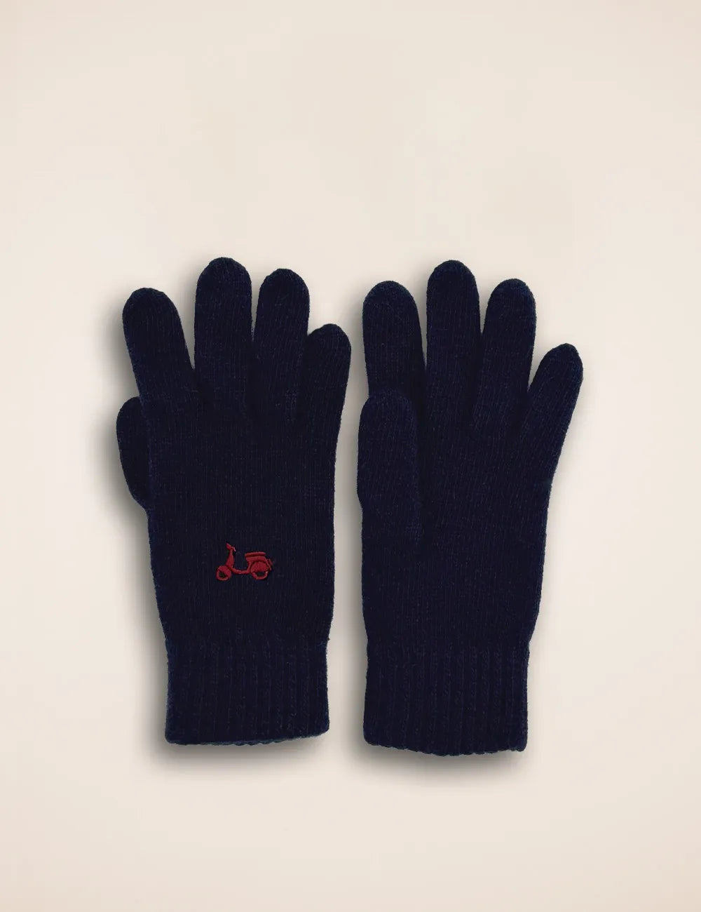 Guantes de punto marino