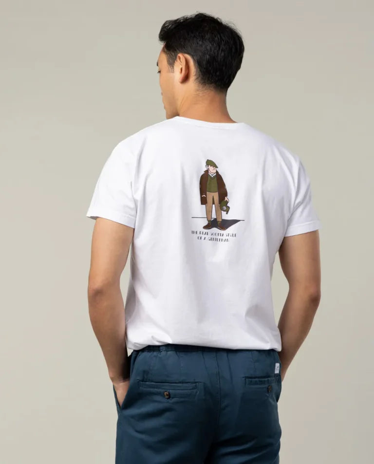 Camiseta blanca con dibujo