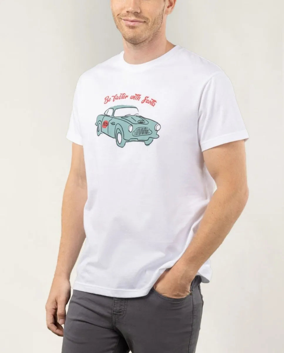 Camiseta car blanco