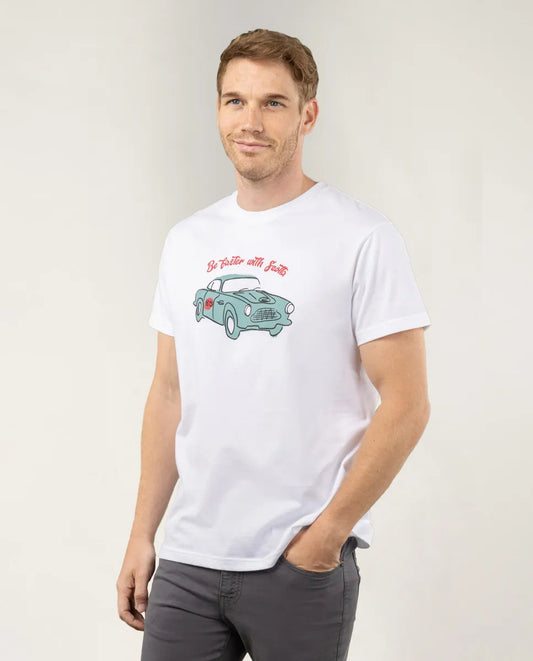 Camiseta blanca con dibujo