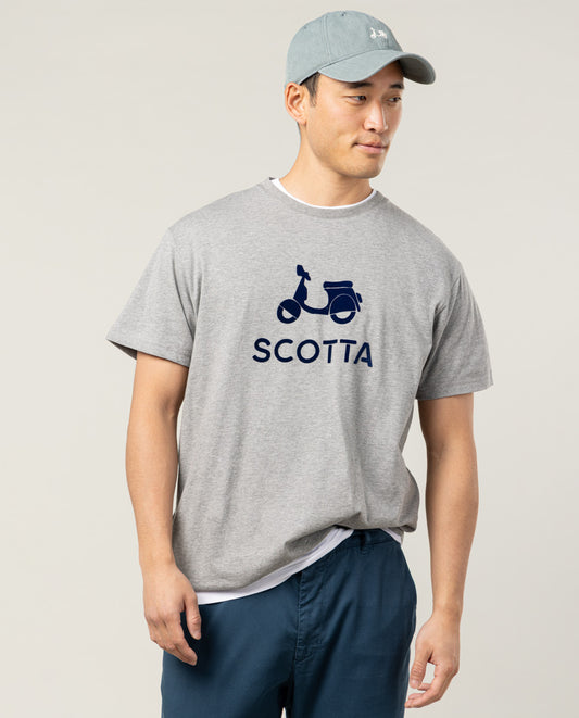 Camiseta logo Scotta floc gris