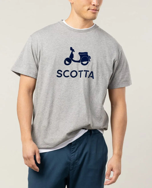 Camiseta logo Scotta floc gris