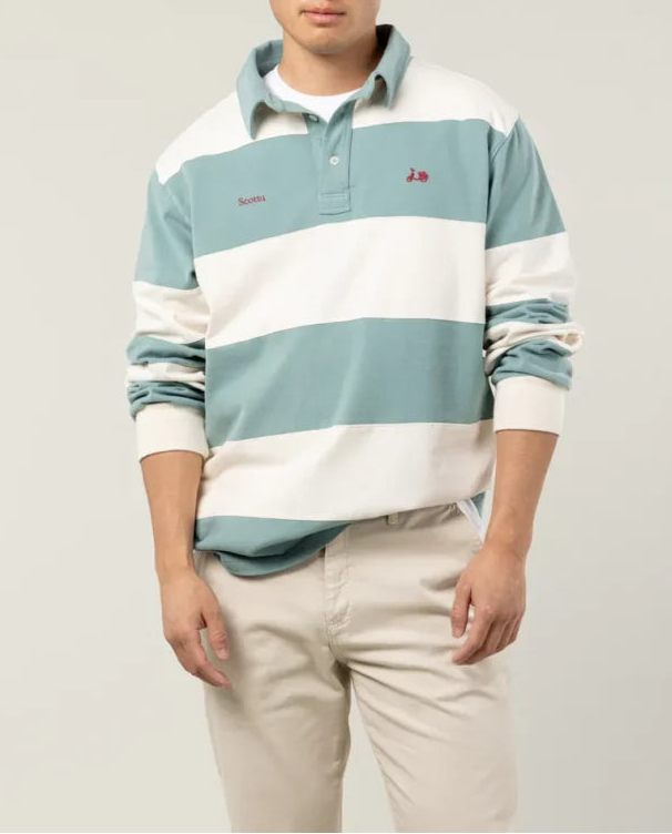 POLO RUGBY STRIPES 85 OCEANO | SCOTTA