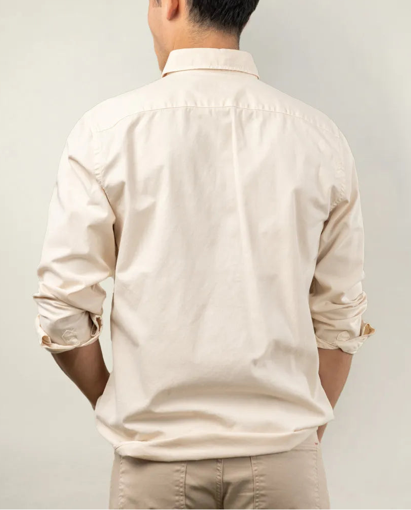 CAMISA SARGA BEIGE | SCOTTA