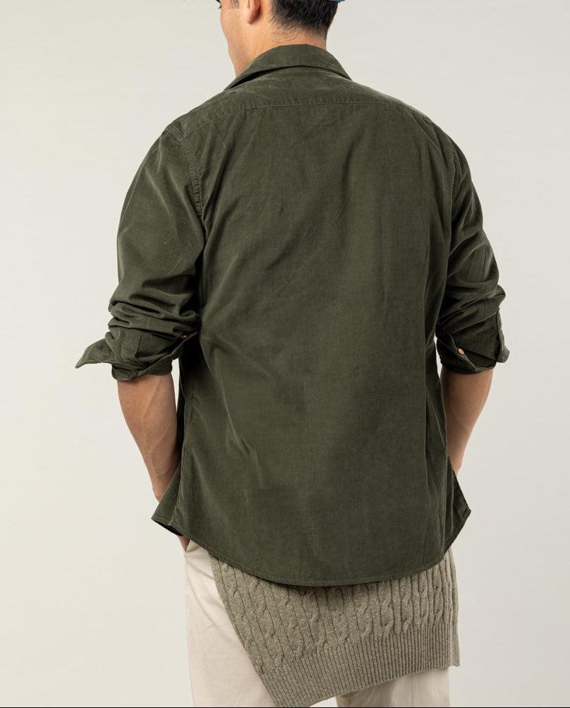 CAMISA WOOD POCKET KHAKI | SCOTTA