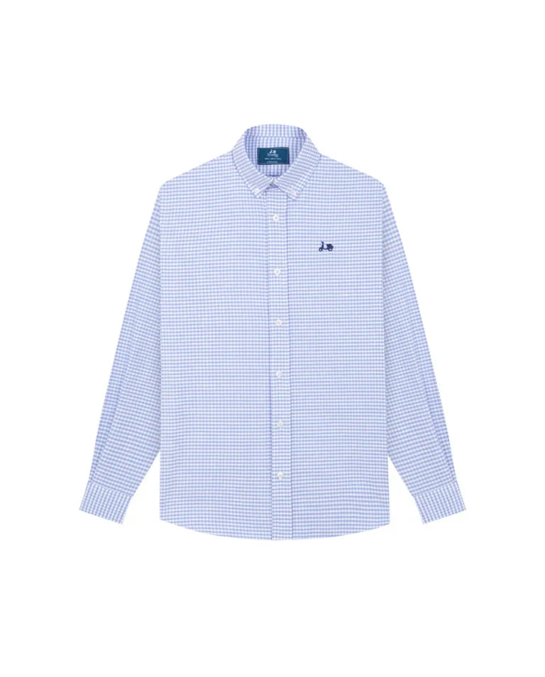 Camisa vichy celeste | SCOTTA