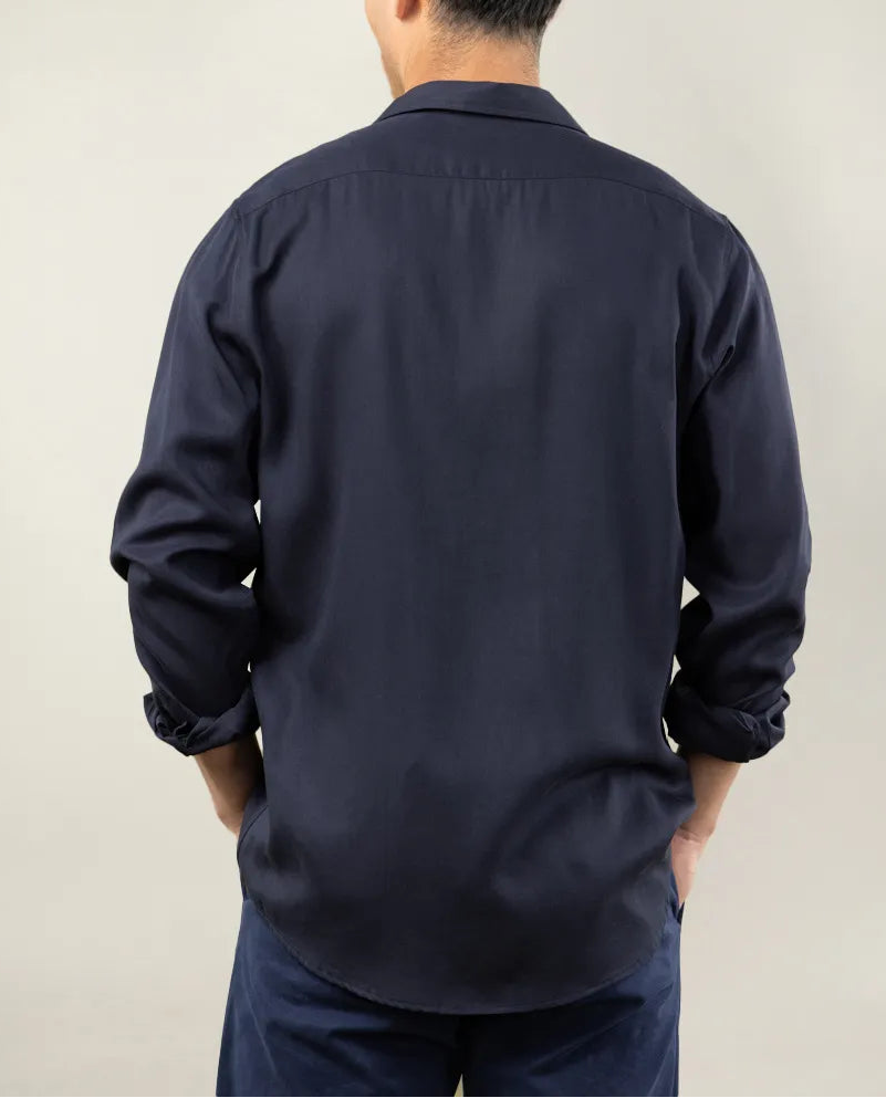 CAMISA BRUNCH TENCEL MARINO | SCOTTA