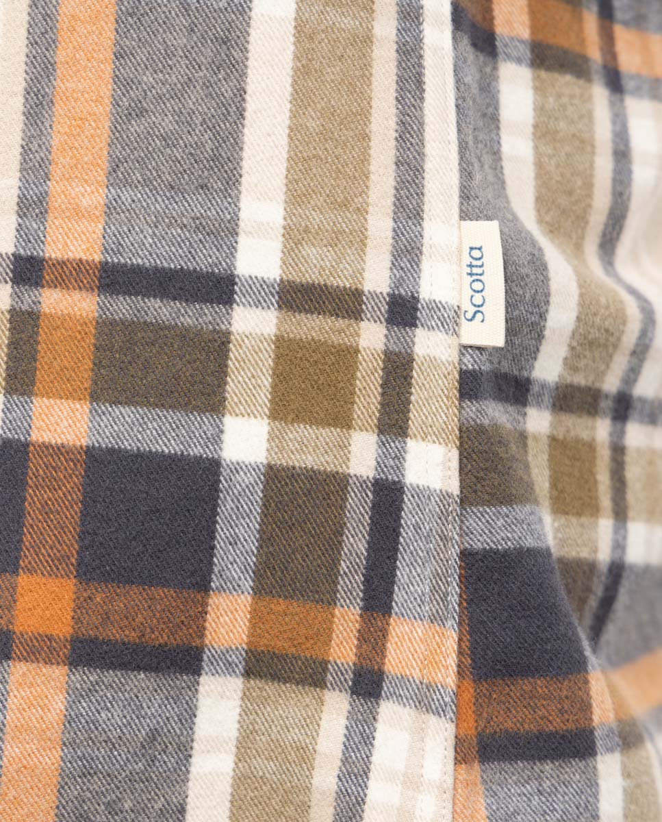 Sobrecamisa xadrez estilo castelo