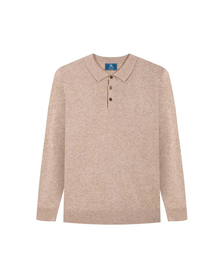 Jersey polo beige.