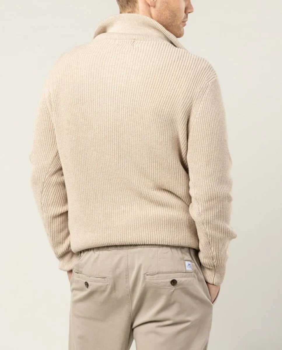 Jersey gales half zip crudo