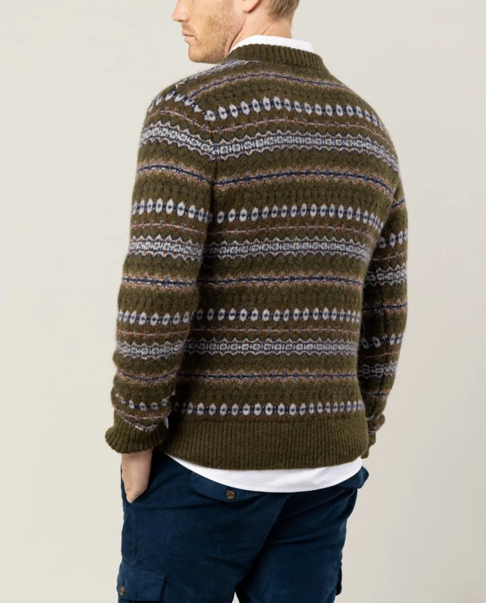 Jersey greca ethnic khaki