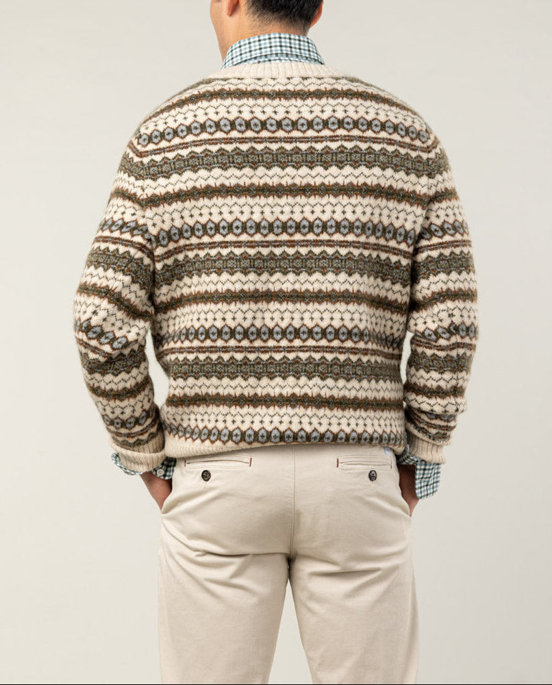 Jersey greca ethnic beige