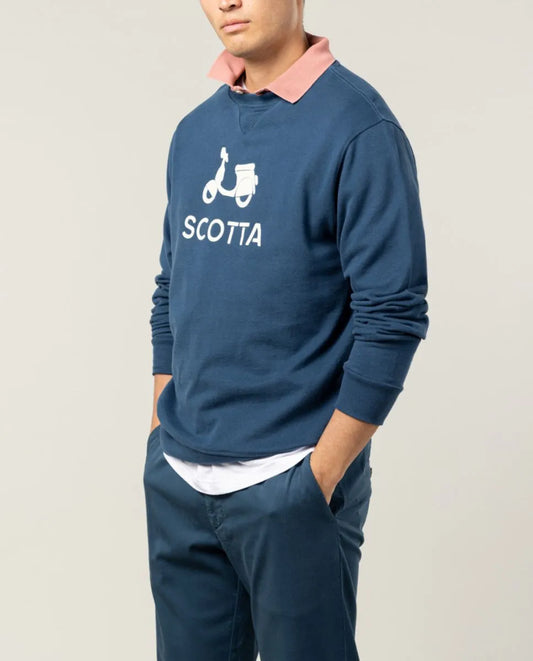Sudadera logo scotta floc marino