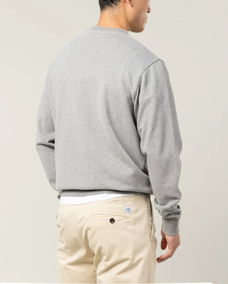 Sudadera logo scotta floc gris | SCOTTA