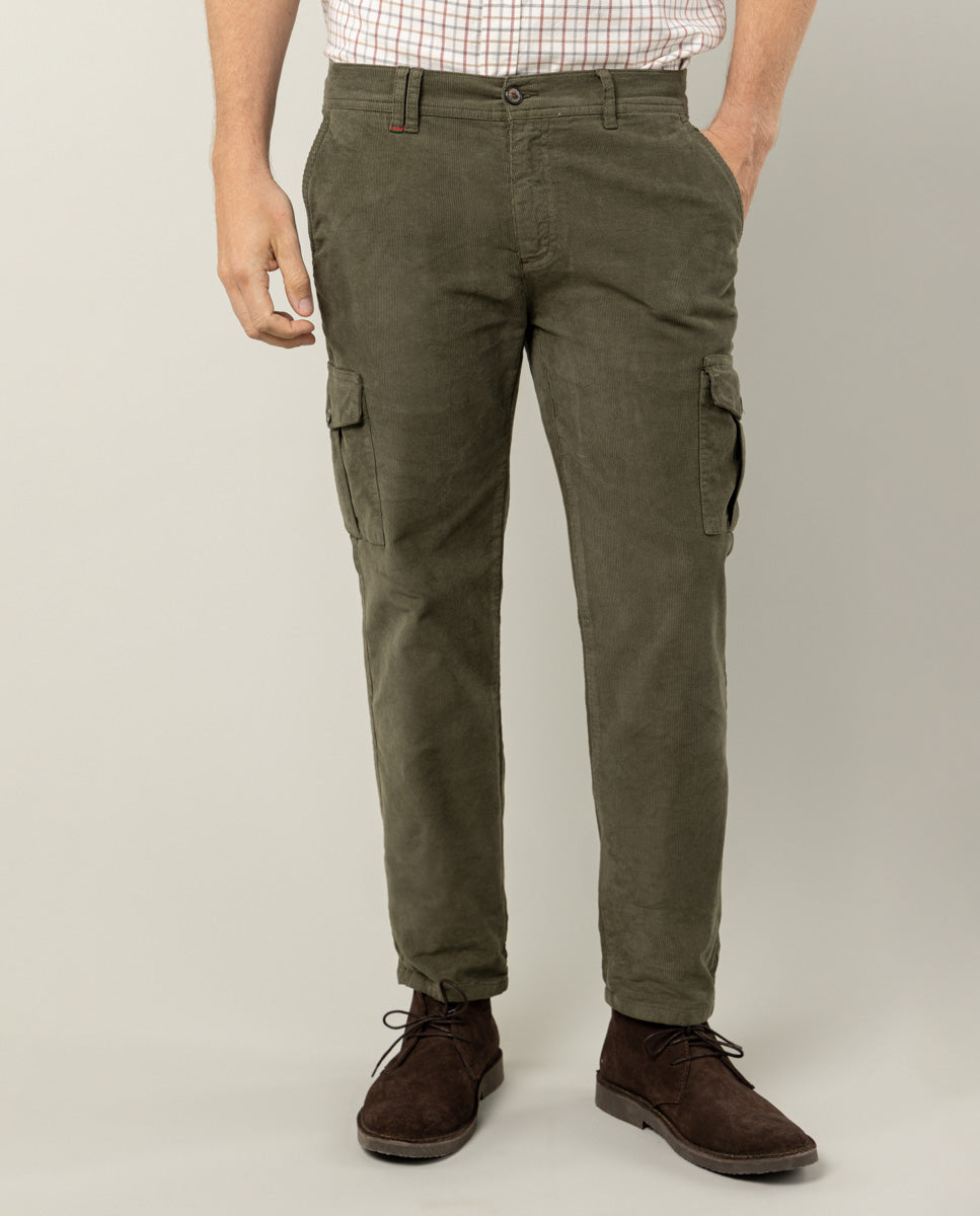 Pantalón brando cargo wood khaki