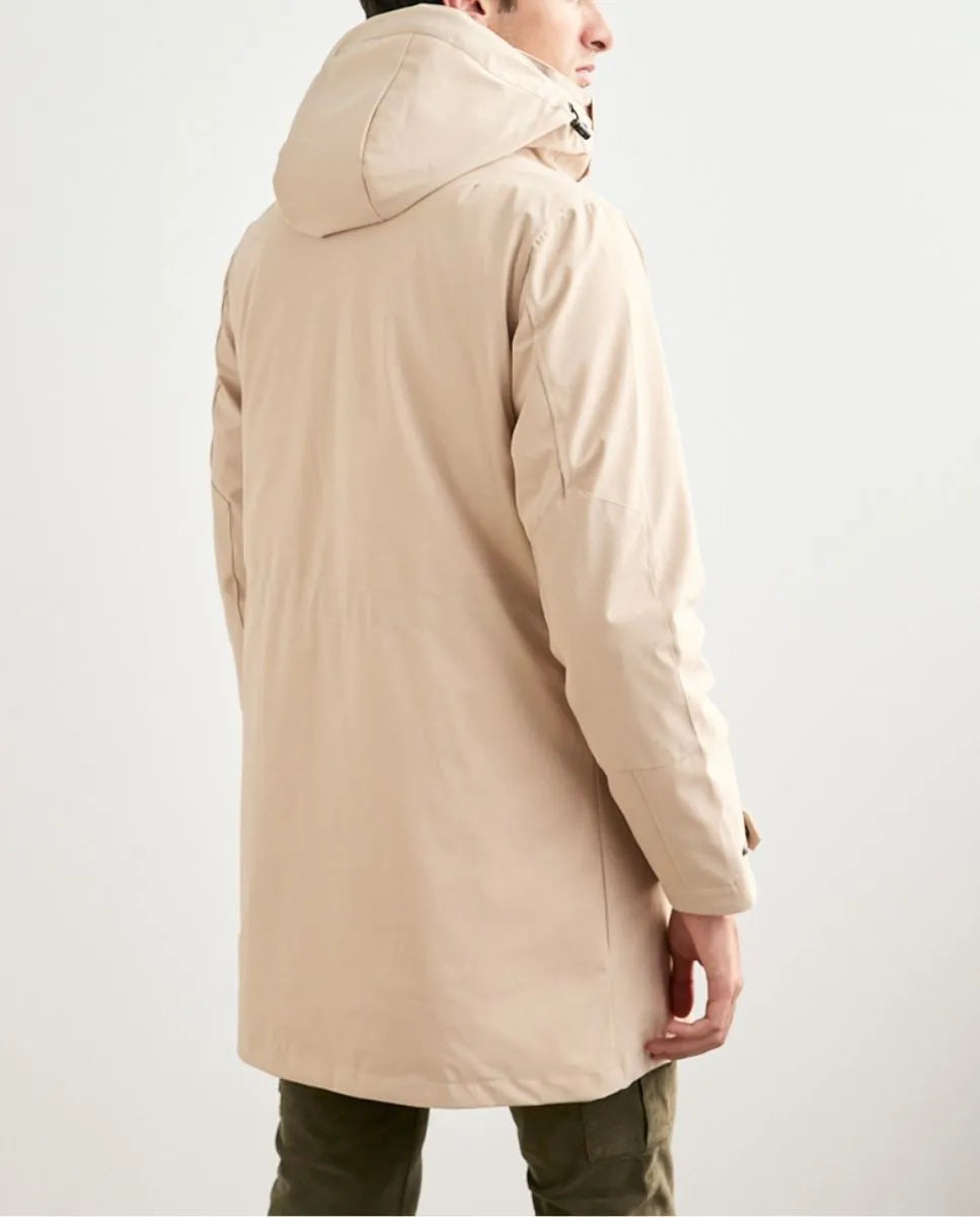 Parka rainy beige