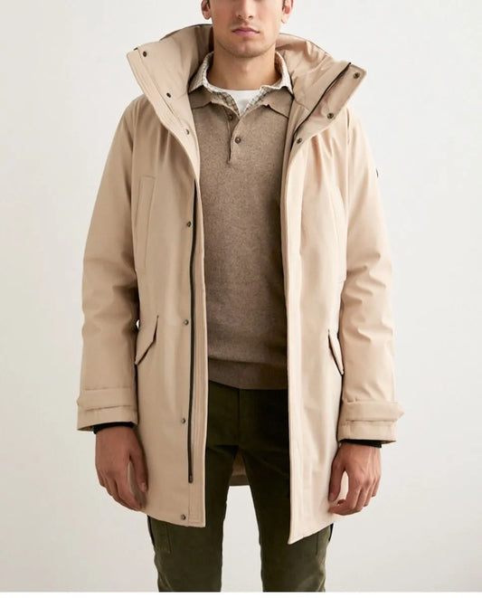 Parka rainy beige