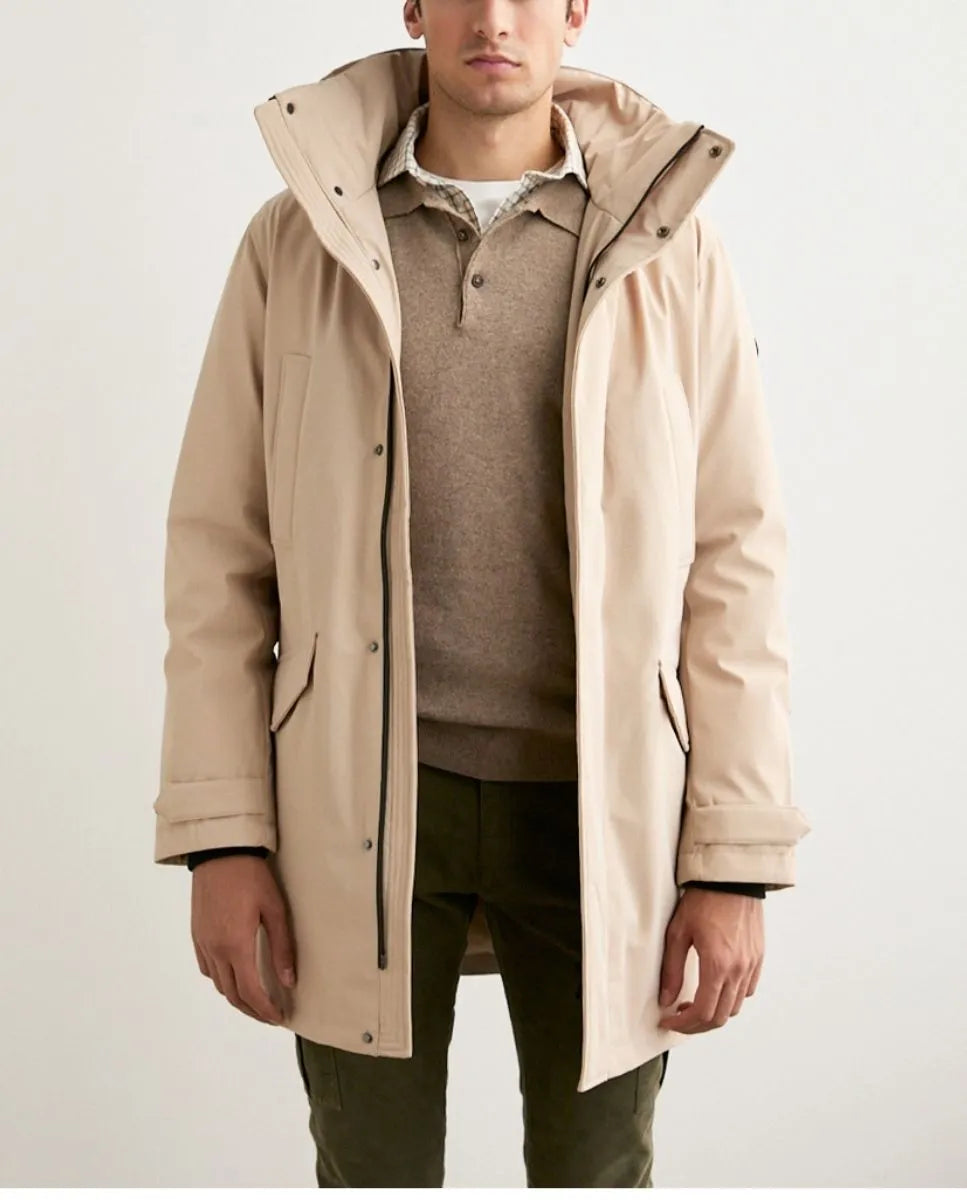 Parka rainy beige