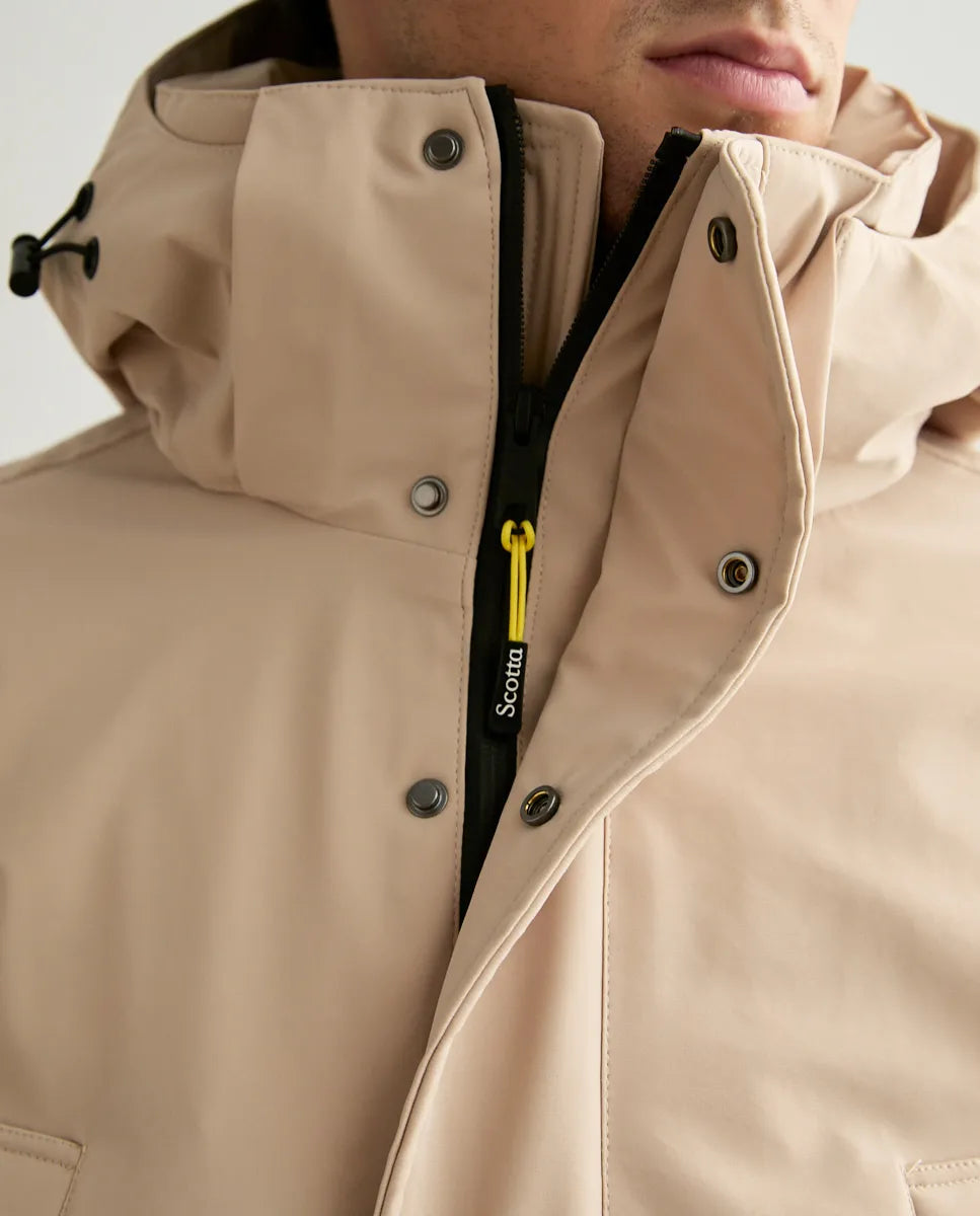 Parka rainy beige