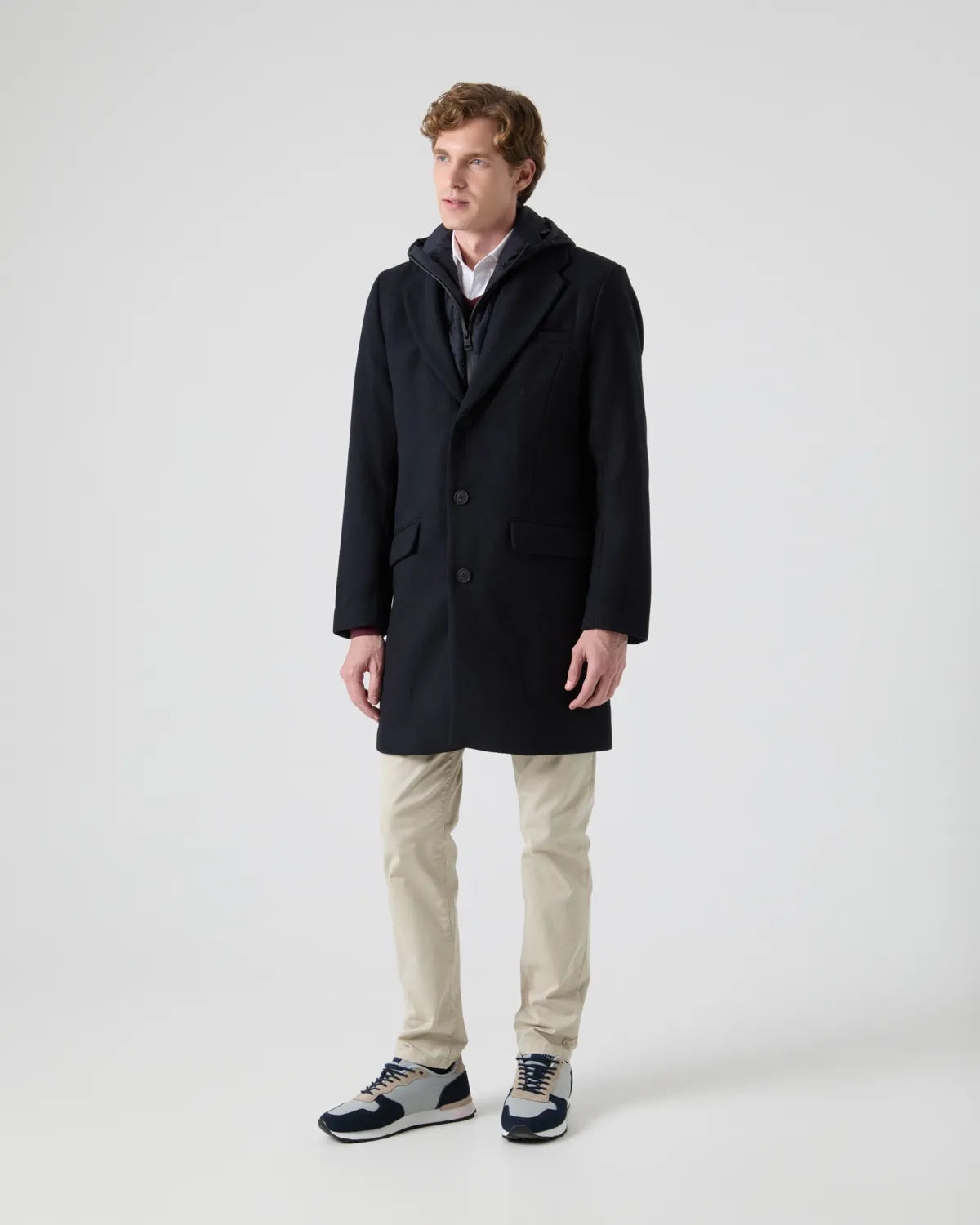 Chaquetón wool premium marino