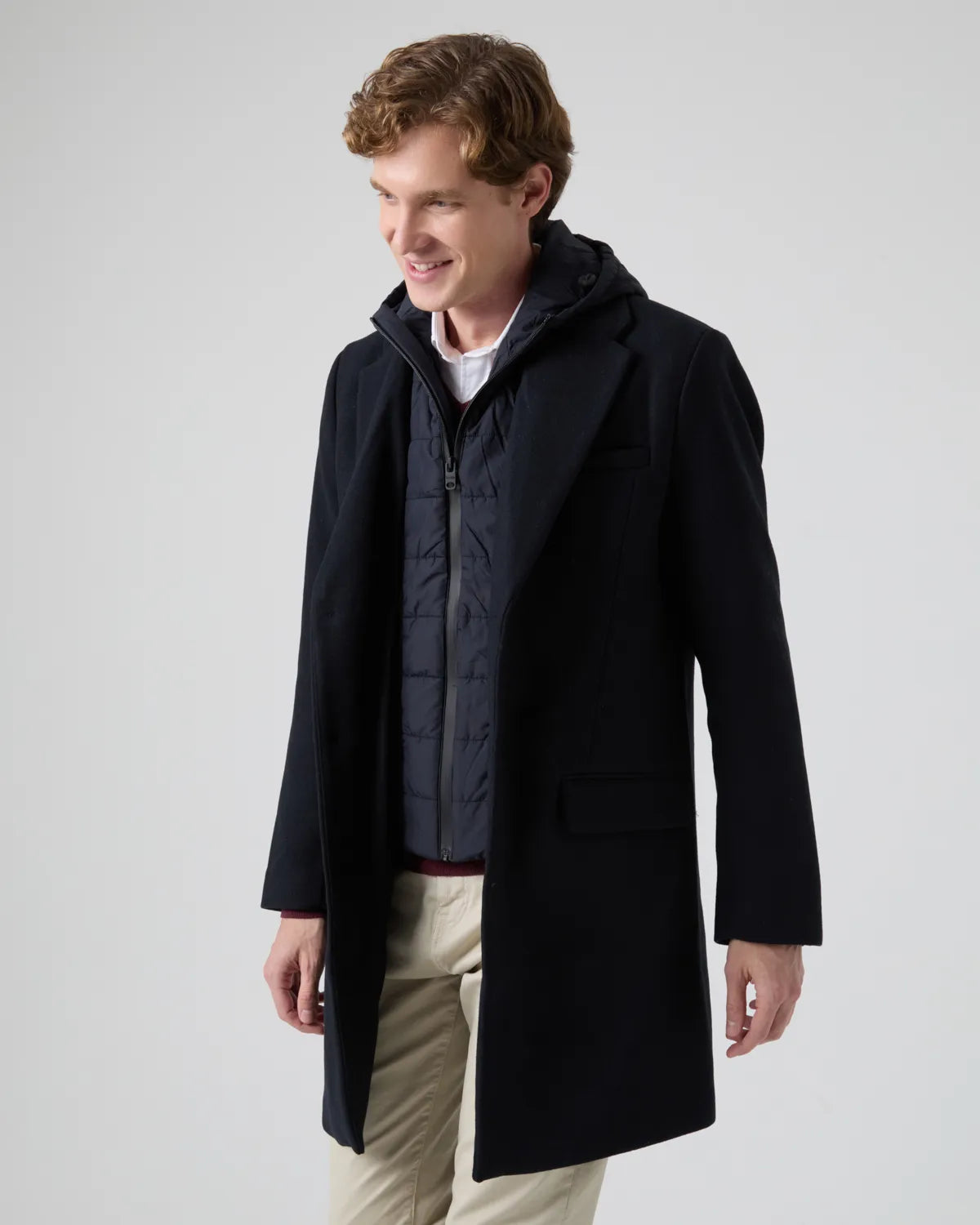 Chaquetón wool premium marino