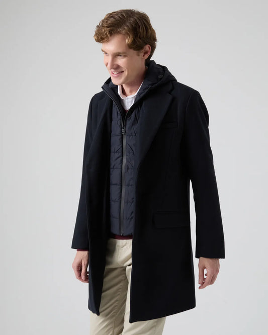 Chaquetón wool premium marino