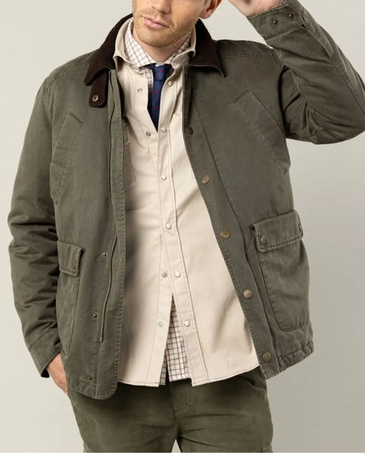 Parka british verde oscuro