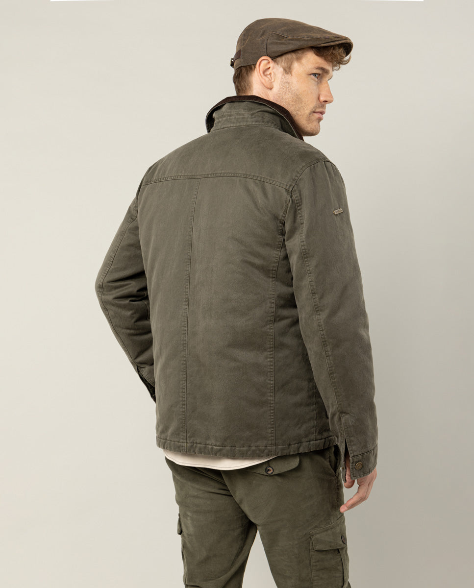 Parka british verde oscuro