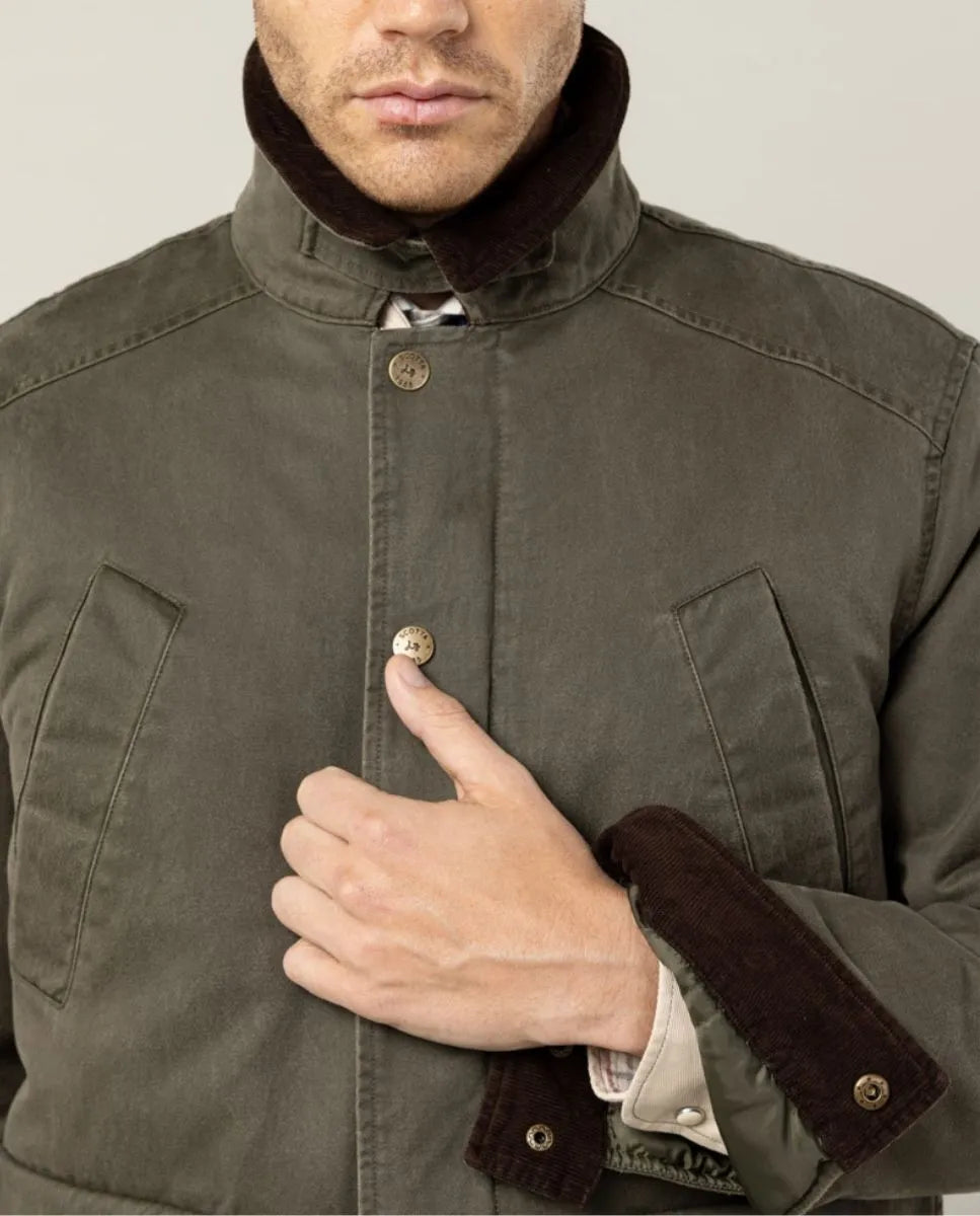 PARKA BRITISH VERDE OSCURO | SCOTTA