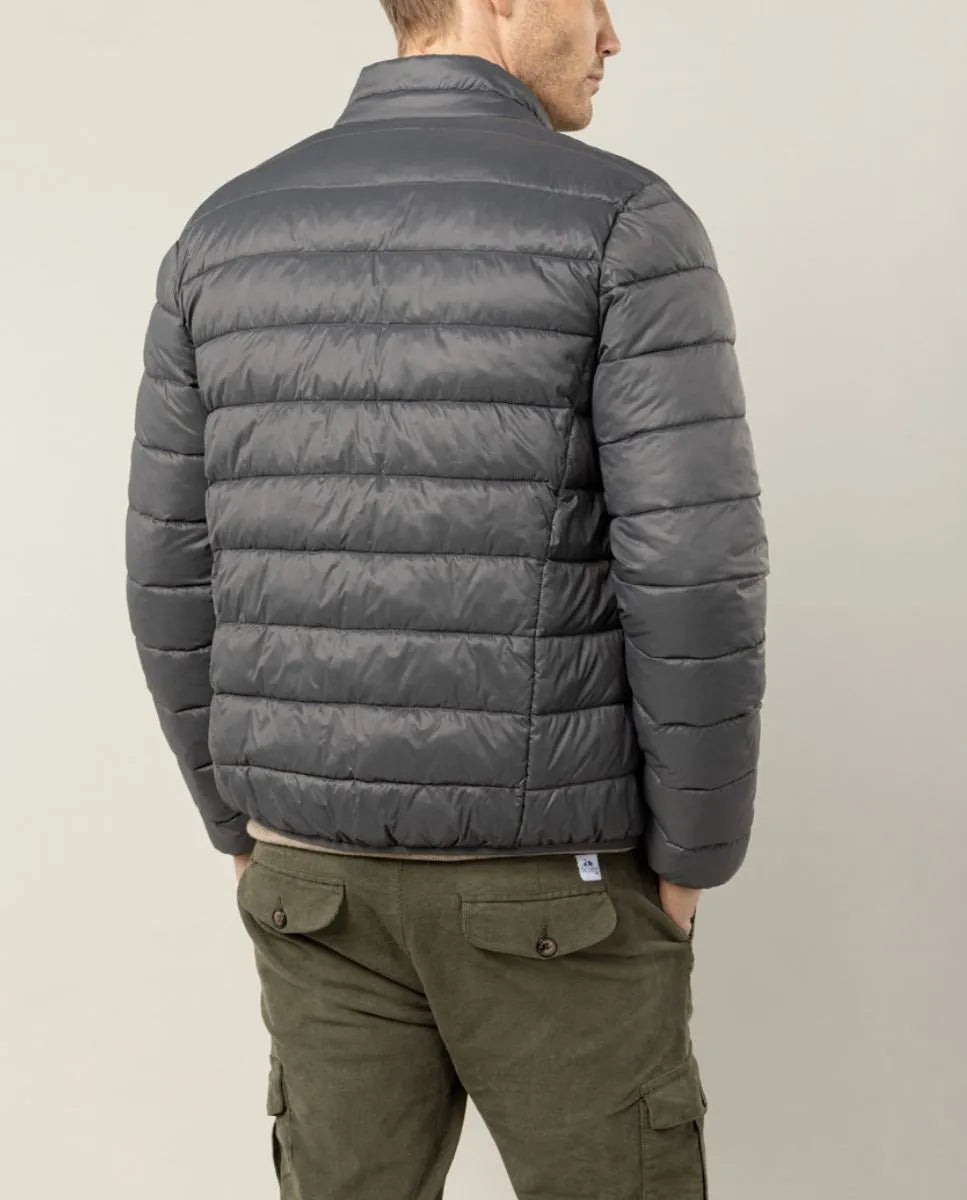 Chaqueta classic acolchado gris oscuro