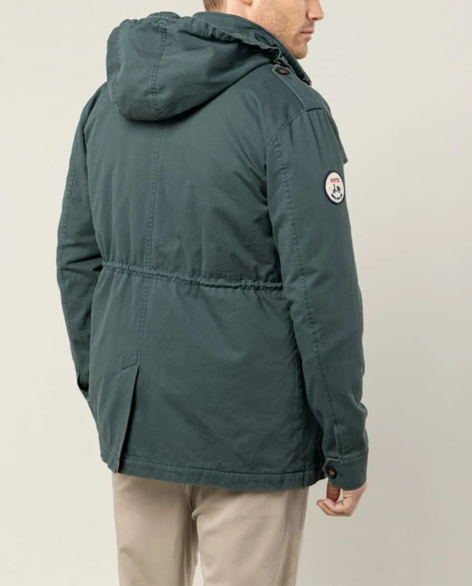 CHAQUETA SAHARIANA VERDE BOTELLA | SCOTTA