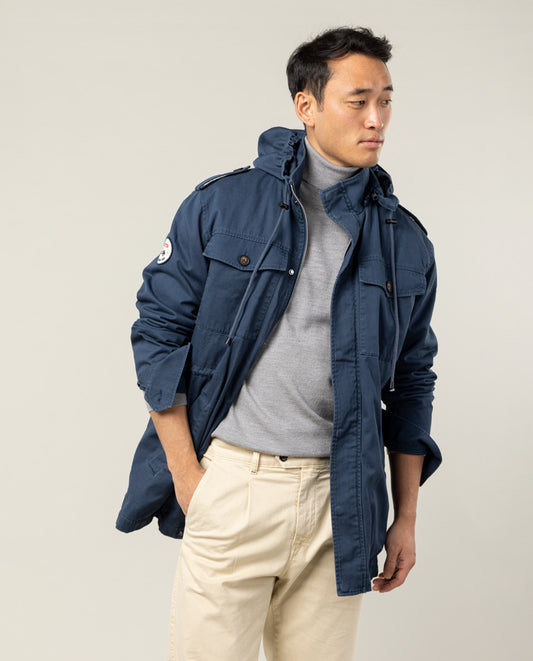 Chaqueta sahariana denim