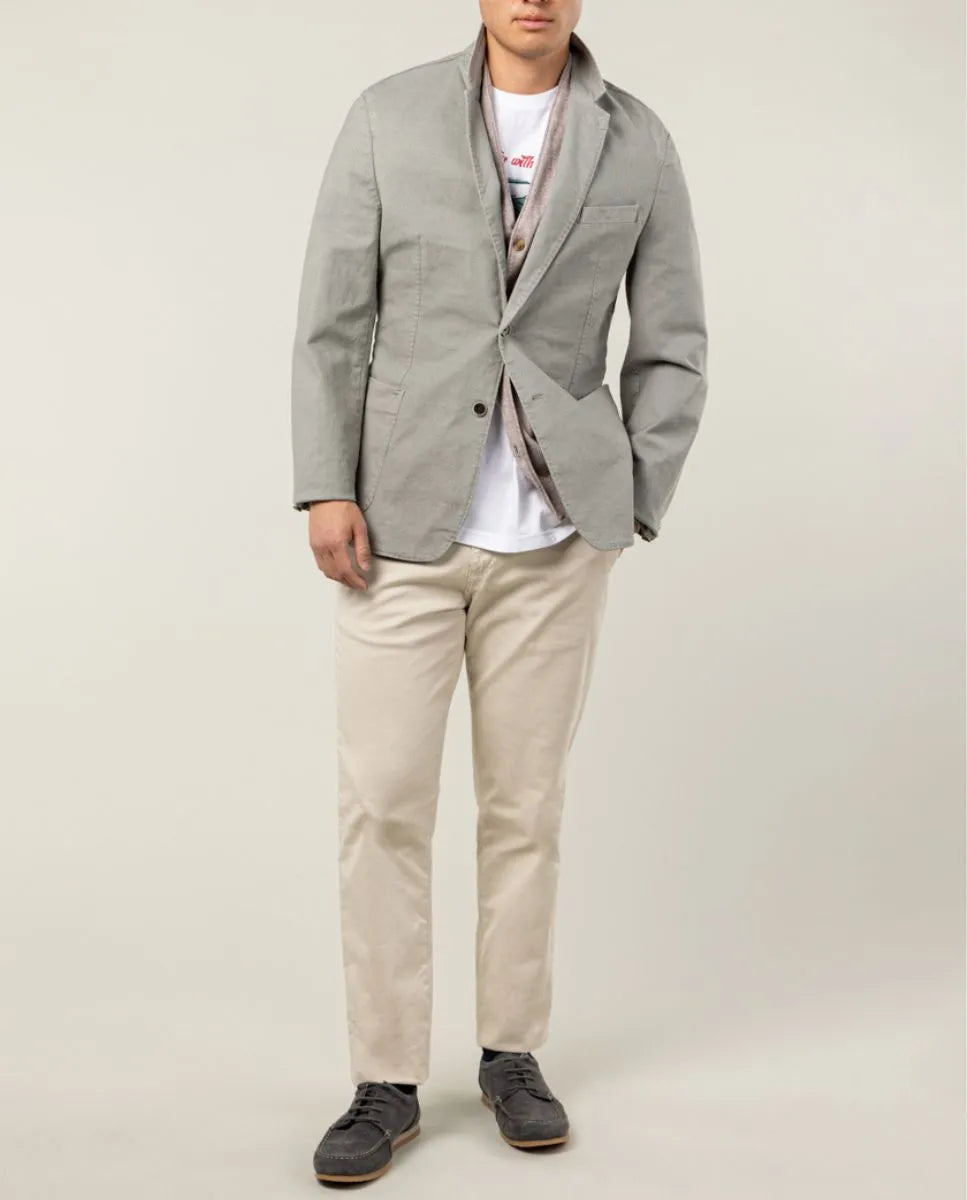 BLAZER ESTRUCTURA VERDE GRISACEO | SCOTTA