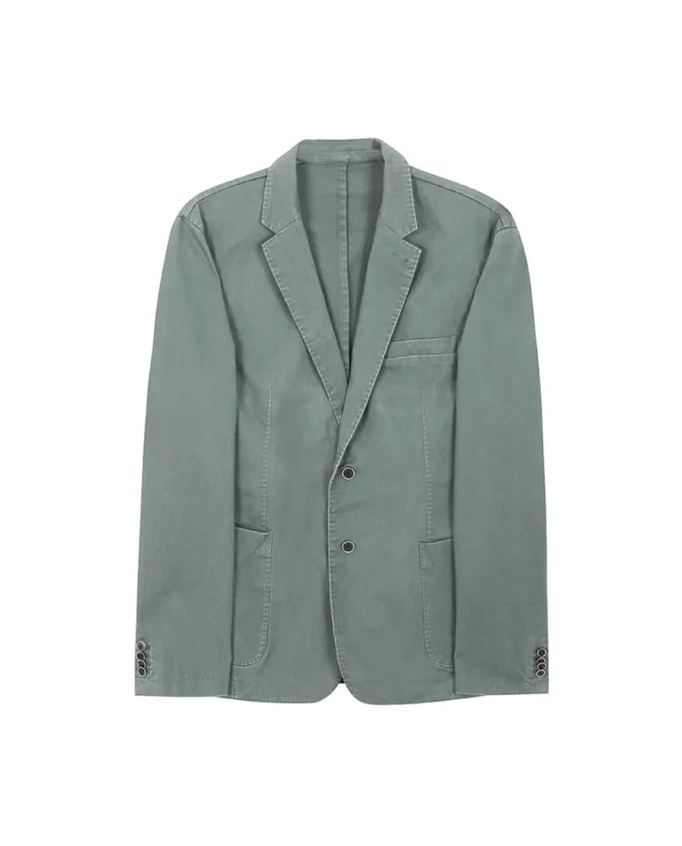 Blazer estructura verde grisáceo