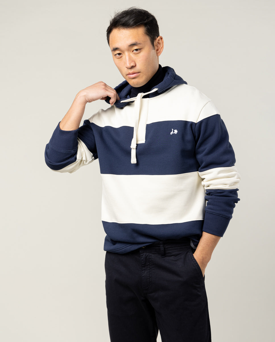 Sudadera oxford stripes marino