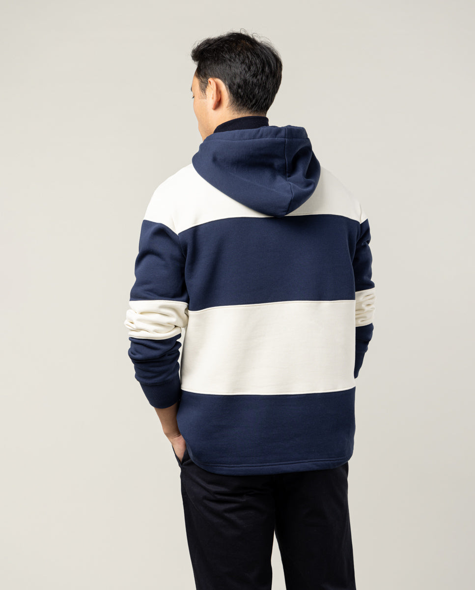 Sudadera oxford stripes marino