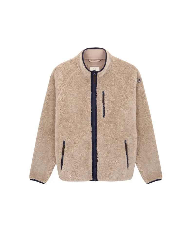 Chaqueta beige de borreguito.