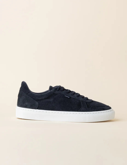 Zapatilla leather sport marino