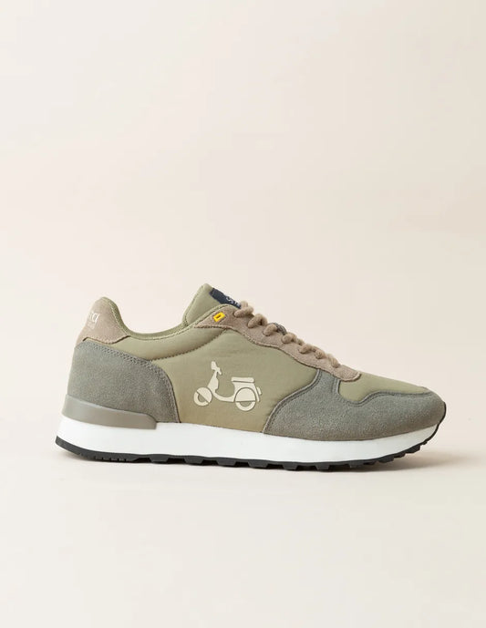 Zapatillas deportivas verde y gris