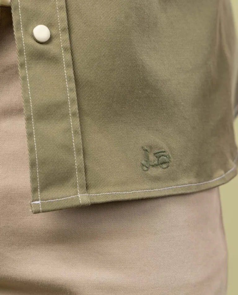 Sobrecamisa worker twill khaki