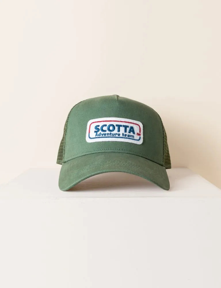 Gorra rejilla parche verde