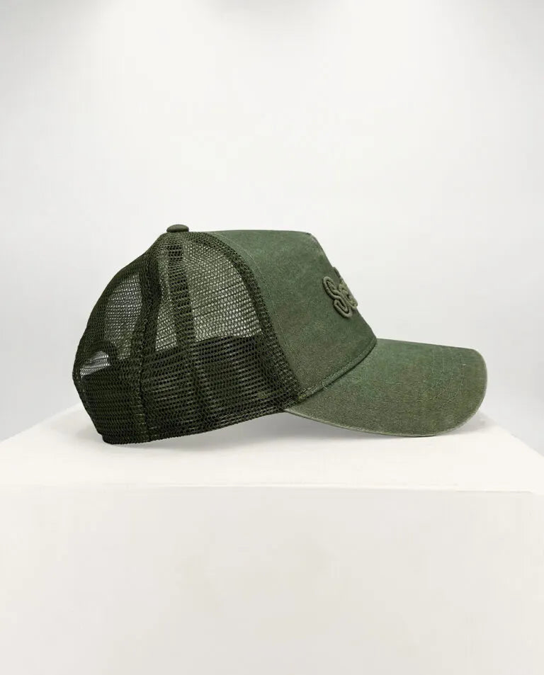 Gorra rejilla 3D khaki