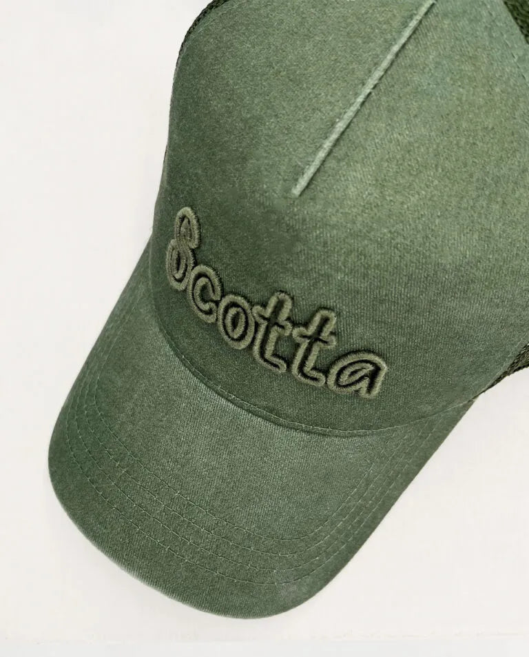 Gorra rejilla 3D khaki