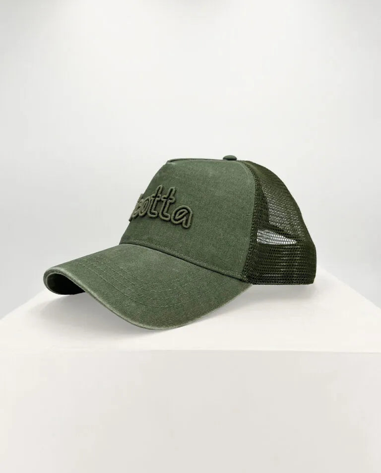 Gorra rejilla 3D khaki