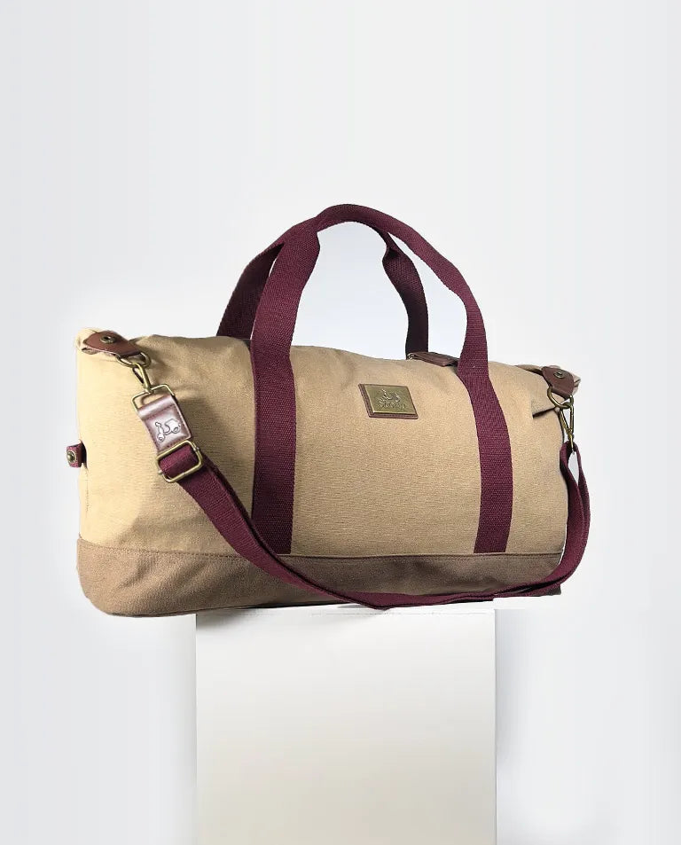 Bolsa de viaje beige