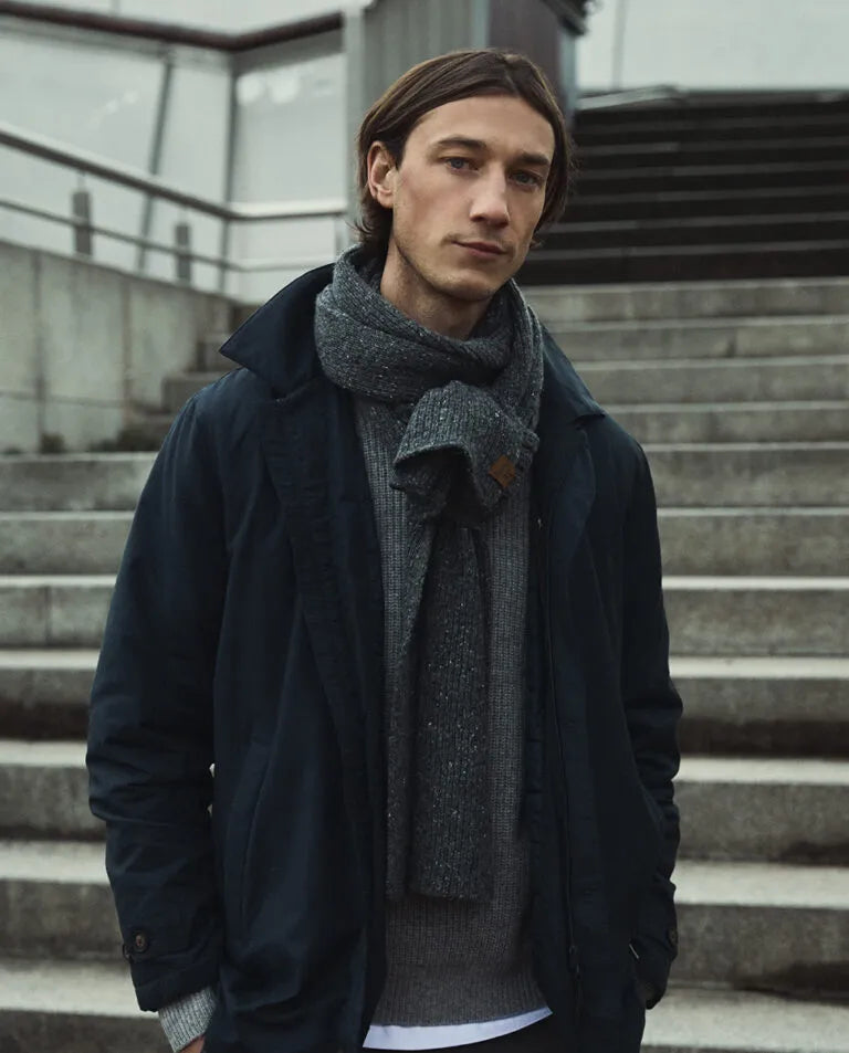 Bufanda canale gris | SCOTTA