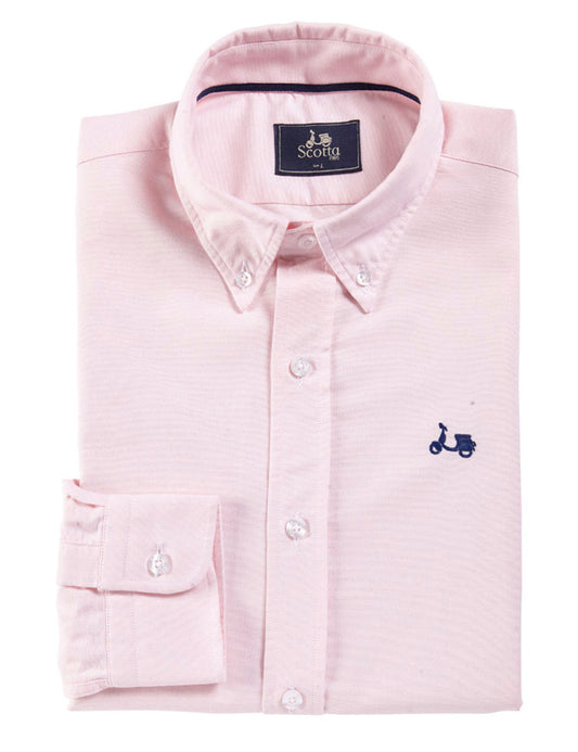 Camisa oxford slim fit rosa | SCOTTA